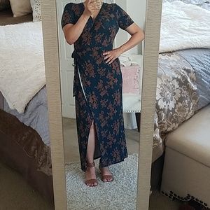 Beautiful rap around spring dress